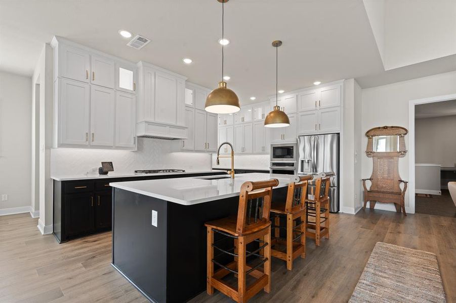 Furnished interior view inside a new home in Pecan Square - Estates, Northlake (Image 11).