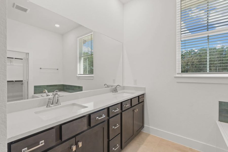 Representative furnished interior of a home built from the Cheverny by Chesmar Homes in Santa Rita Ranch, Liberty Hill (Image 4).