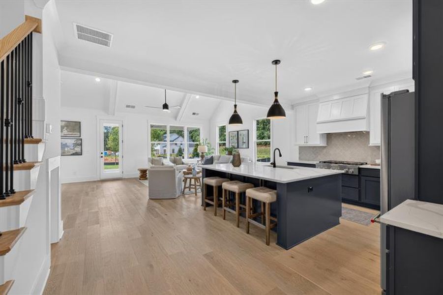 Furnished interior view inside a new home in Livingstone Park, Kennesaw (Image 9).