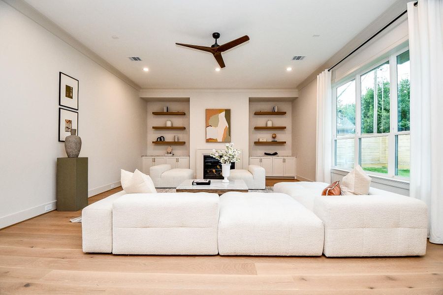 Furnished interior view inside a new home in , Houston (Image 36).