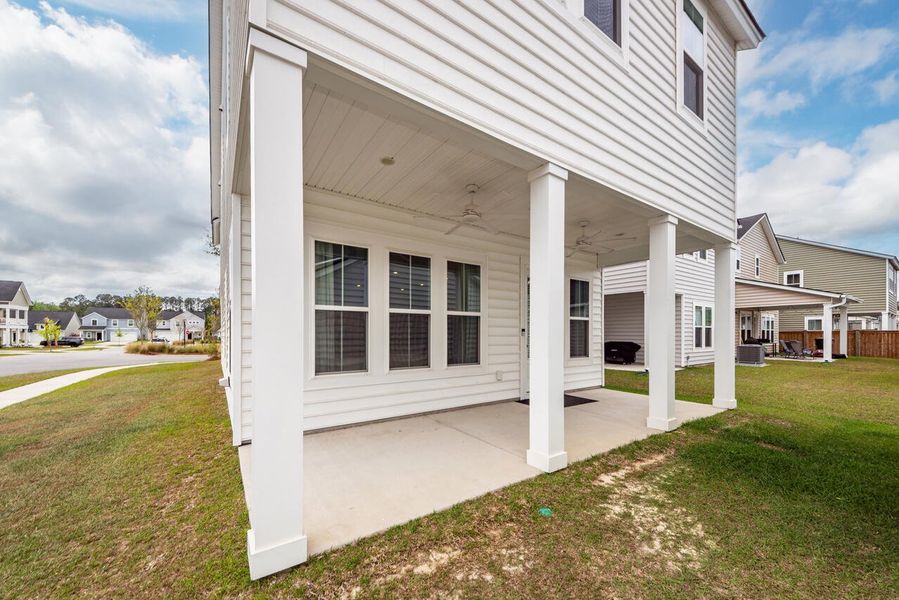Exterior details and patio area of a home in , Summerville (Image 29).