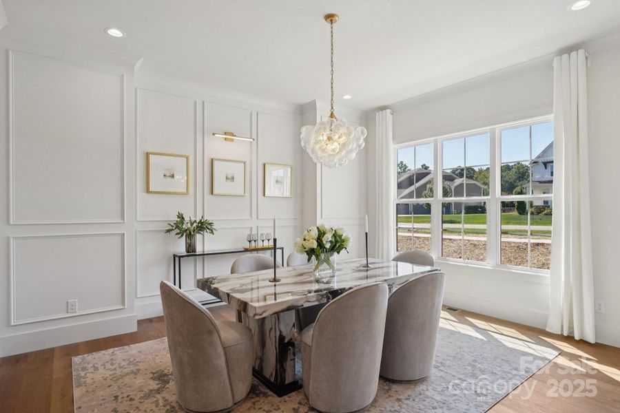 Furnished interior view inside a new home in , Huntersville (Image 33).