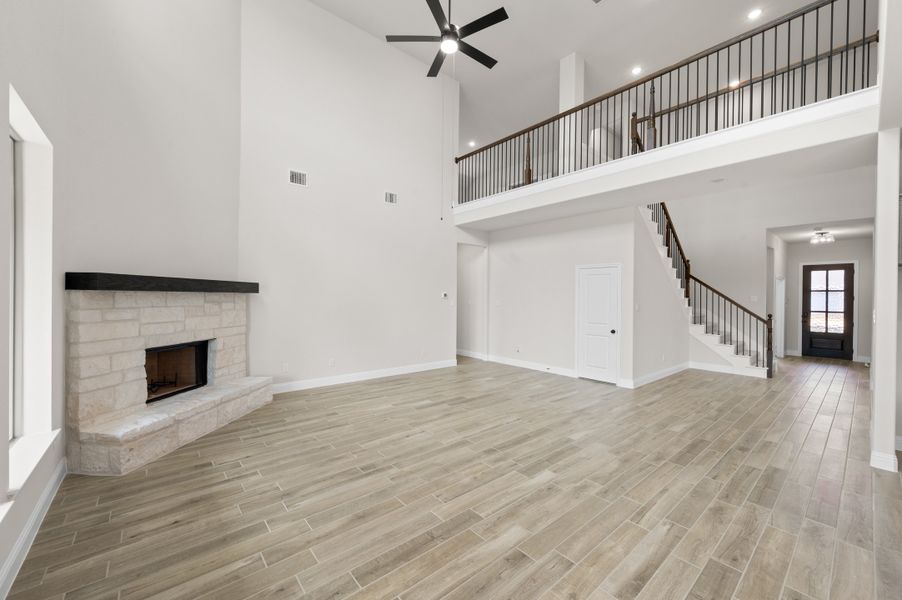 Spacious, unfurnished interior of a new home in Mockingbird Hills - Signature Series, Joshua (Image 16).