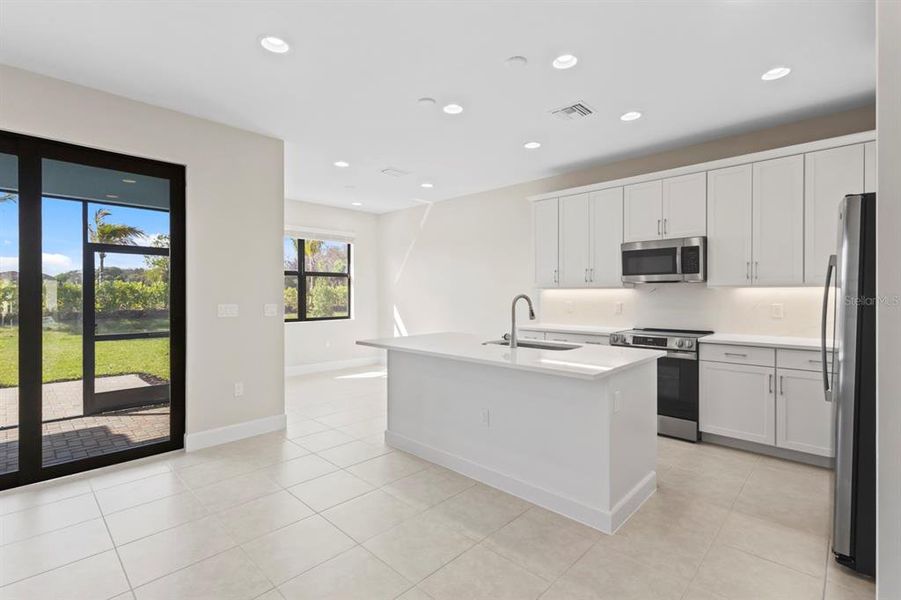 Furnished interior view inside a new home in , Fort Myers (Image 8).