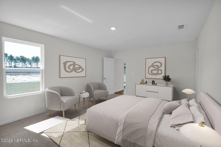 Furnished interior view inside a new home in Rolling Hills, Green Cove Springs (Image 13).