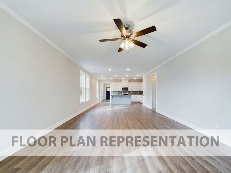 The Finch Plan | Living Area, Cafe and Kitchen Floorplan Representation Photo The Finch Plan | Living Area, Cafe and Kitchen Floorplan Representation Photo