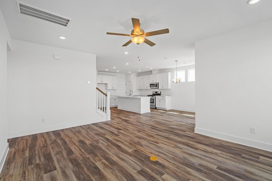 Representative unfurnished interior of a home built from the The Cedar D by Davidson Homes LLC in Saddle Creek Ranch, Cibolo (Image 18).