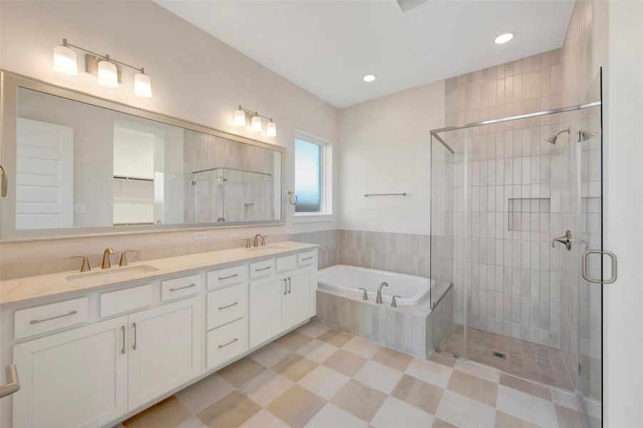 Furnished interior view inside a new home in , Katy (Image 7).