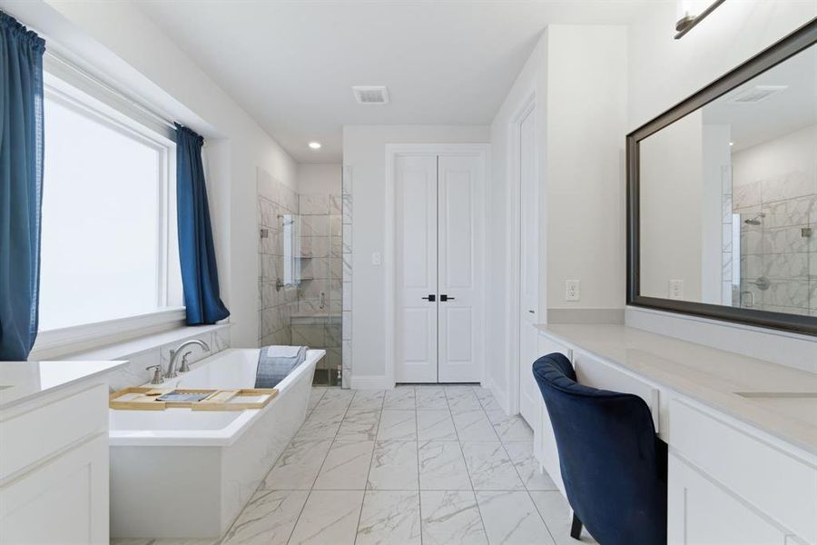 Furnished interior view inside a new home in , Corinth (Image 12).