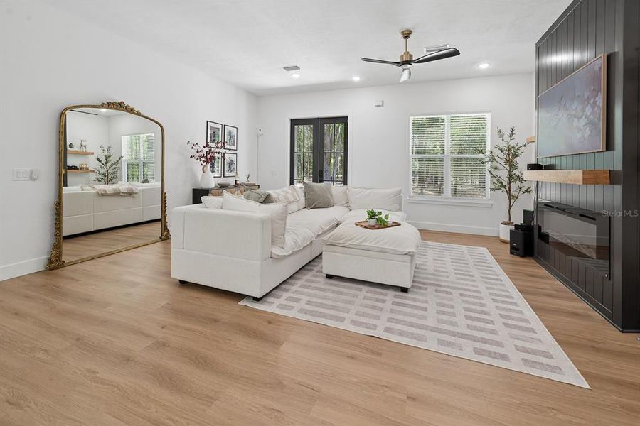 Furnished interior view inside a new home in , Fort White (Image 31).