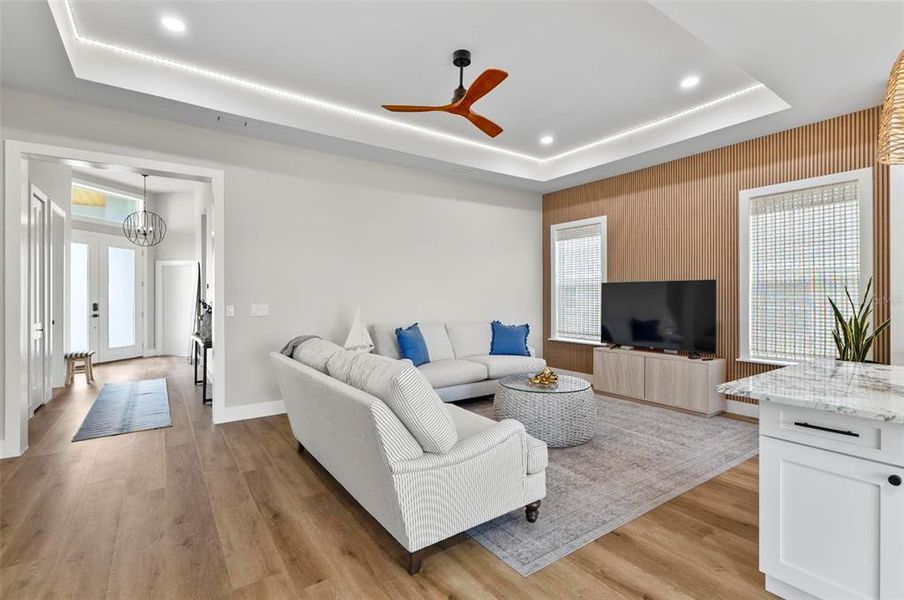 Furnished interior view inside a new home in , Palm Coast (Image 28).