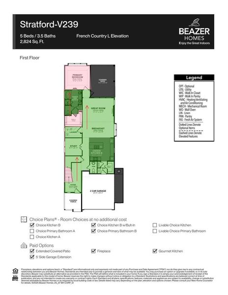 Home features 5 bedrooms, 3.5 bathrooms, and over 2,700 square feet of living space.