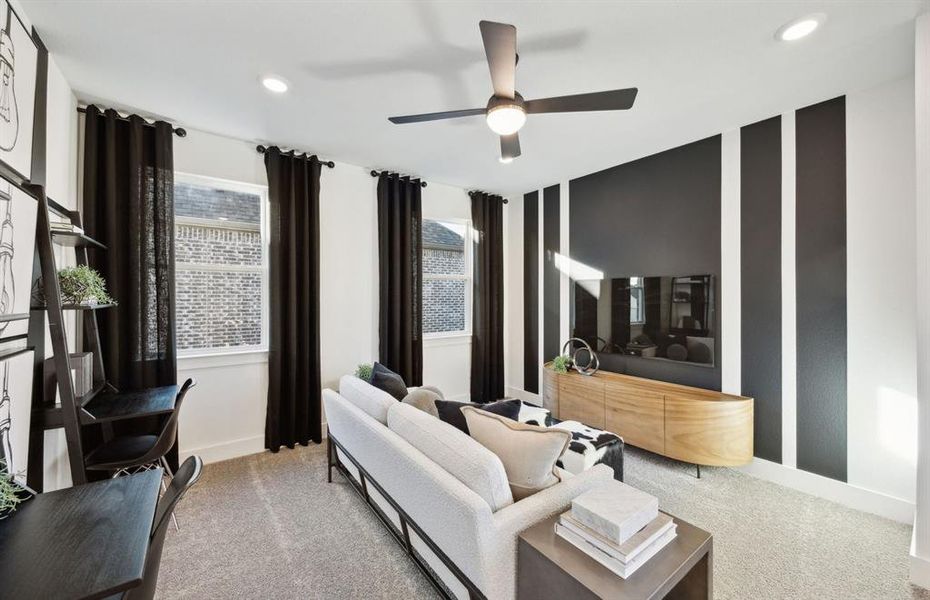 *Model Representation - Sunlit loft area