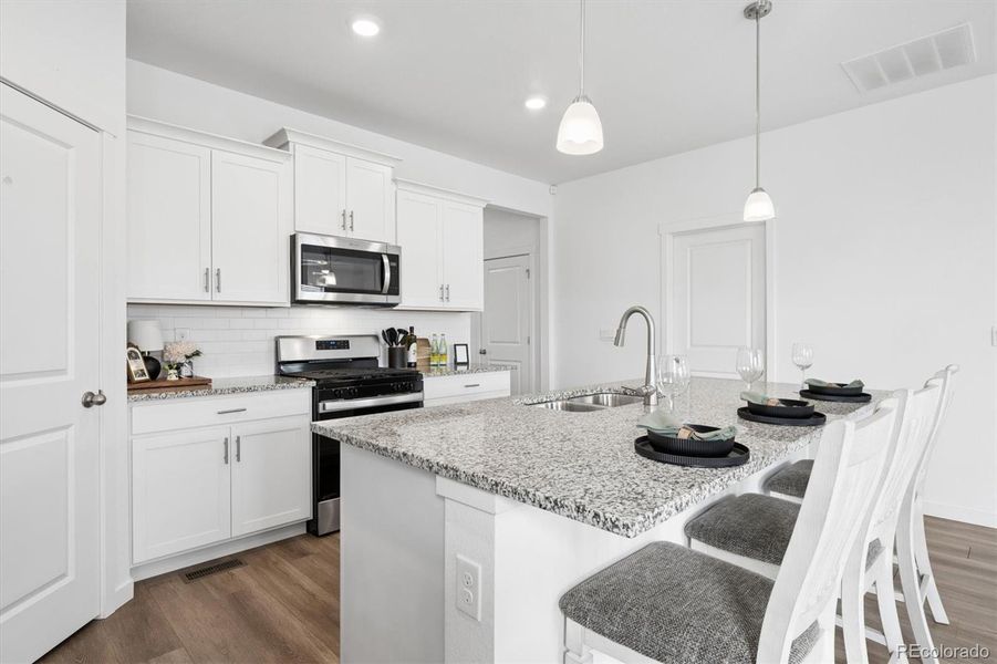 Furnished interior view inside a new home in Timberleaf, Thornton (Image 5). Furnished interior view inside a new home in Timberleaf, Thornton (Image 5).