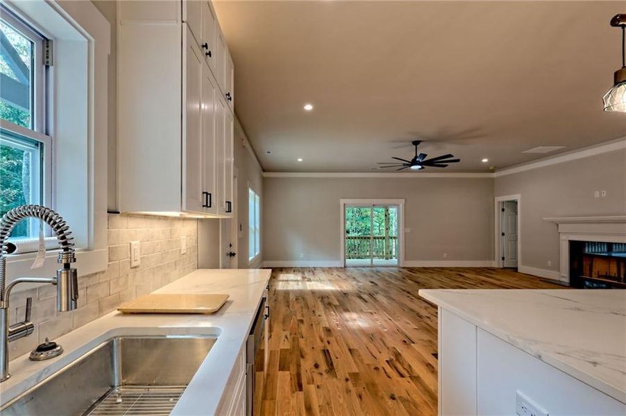 Furnished interior view inside a new home in , Clayton (Image 76).