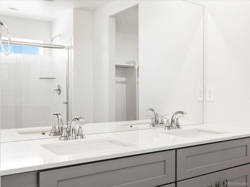 Furnished interior view inside a new home in Ridgeline Vista: The Flora Collection, Brighton (Image 5).