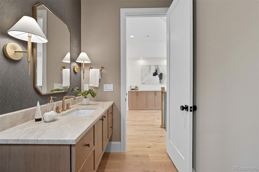 Furnished interior view inside a new home in , Denver (Image 23).