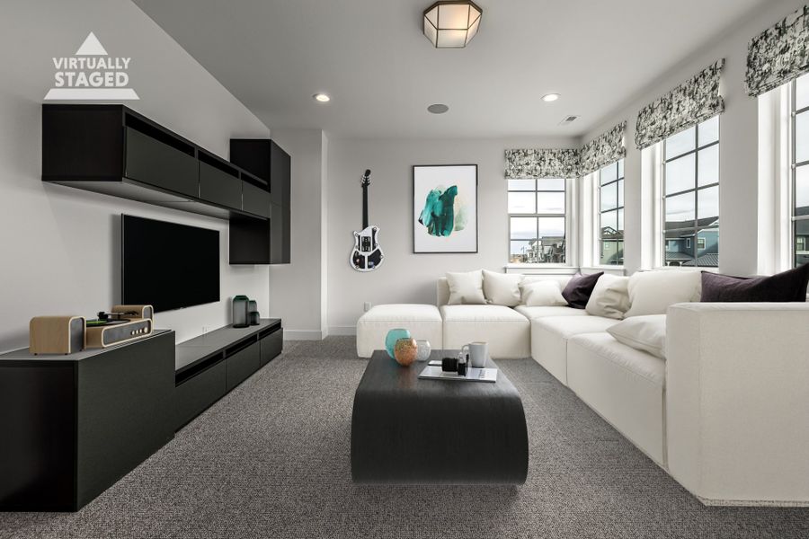 Furnished interior view inside a new home in Westerly, Erie (Image 16).