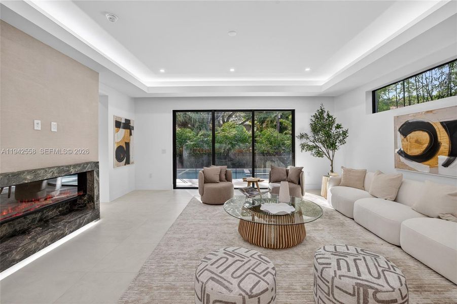 Furnished interior view inside a new home in , Fort Lauderdale (Image 17).