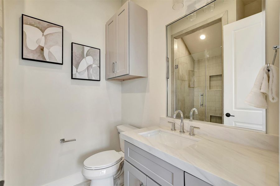 Furnished interior view inside a new home in , Houston (Image 14).