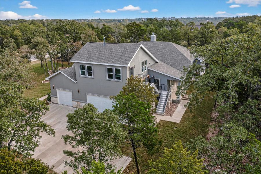 Aerial view of property and surrounding area Aerial view of property and surrounding area