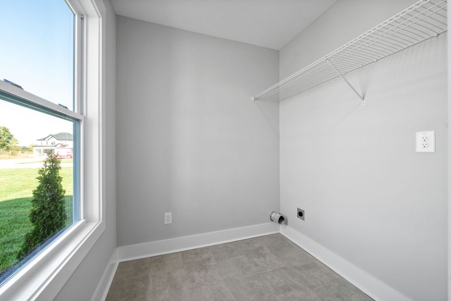Representative unfurnished interior of a home built from the Noah by Rockwood Homes in Garrettsburg Meadows, Clarksville (Image 17).
