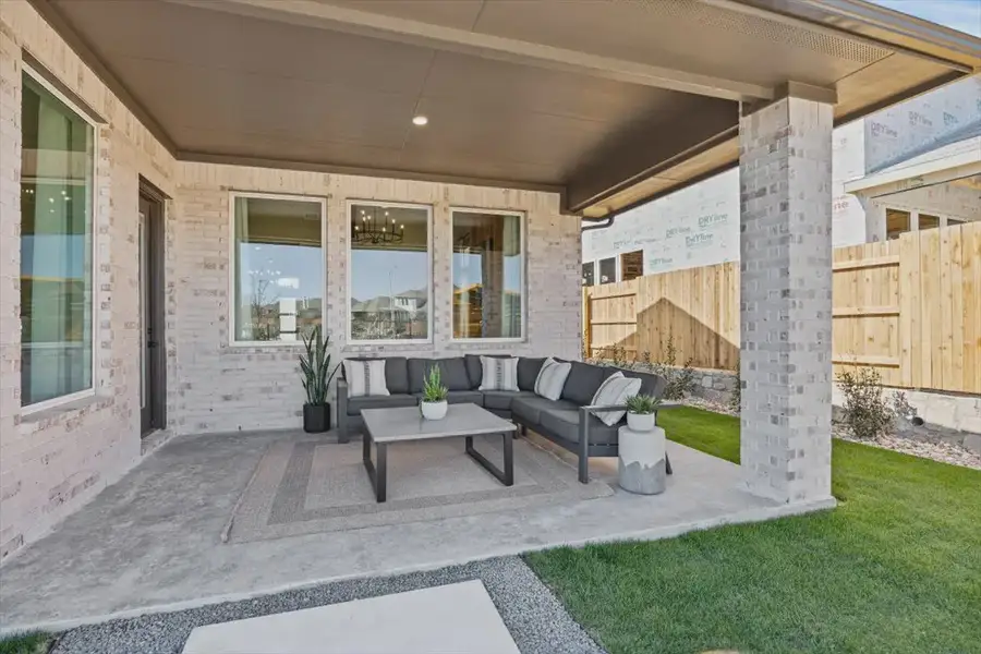 Representative exterior details of a home built from the Malani by Chesmar Homes in Attwater 65's, Waller (Image 3).
