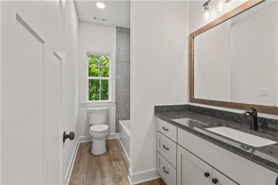 Furnished interior view inside a new home in , Dahlonega (Image 8).