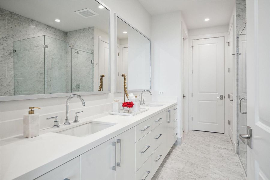 Alternate view of the primary bathroom.