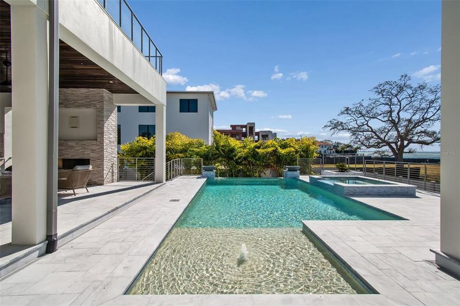 Exterior details and patio area of a home in , Tampa (Image 36).
