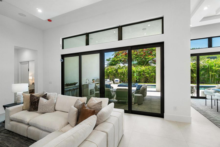 Furnished interior view inside a new home in , Delray Beach (Image 39).