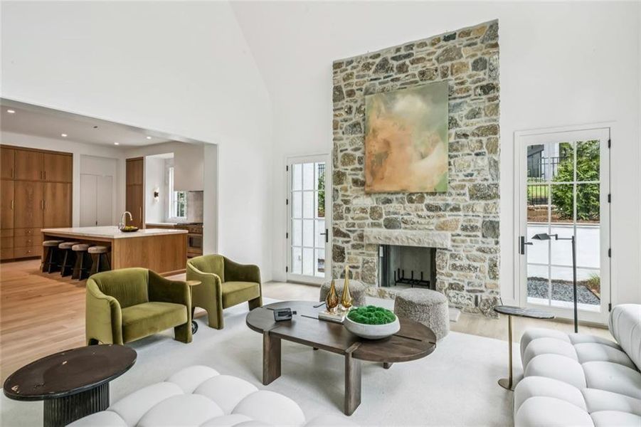 Furnished interior view inside a new home in , Atlanta (Image 16).