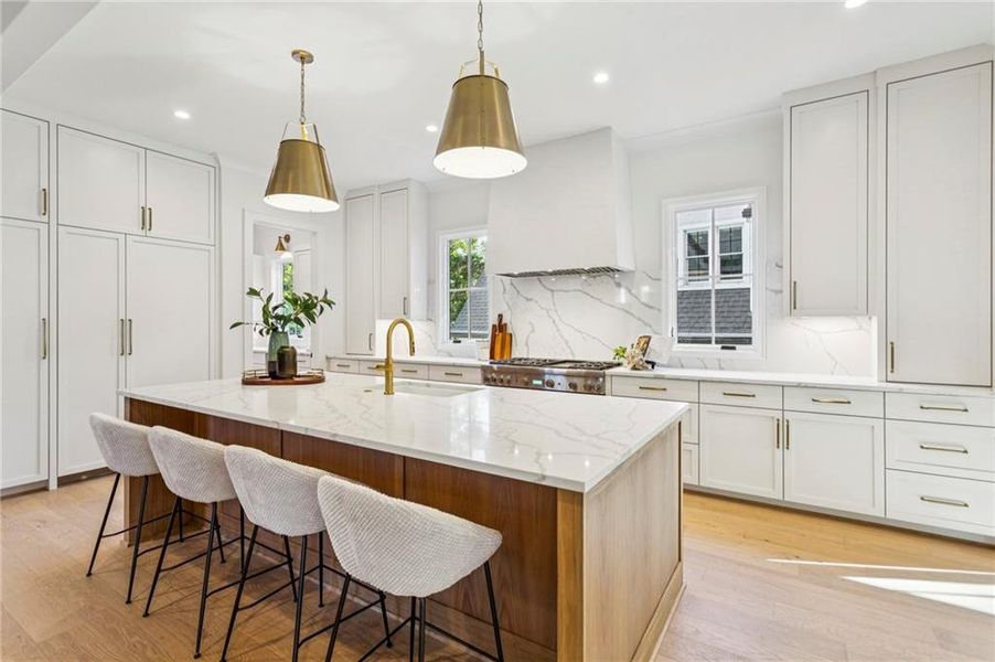Furnished interior view inside a new home in , Atlanta (Image 13).