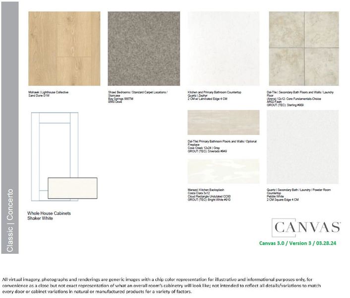 Sample of building materials used in homes in Highland Lakes, McKinney (Image 31). Sample of building materials used in homes in Highland Lakes, McKinney (Image 31).