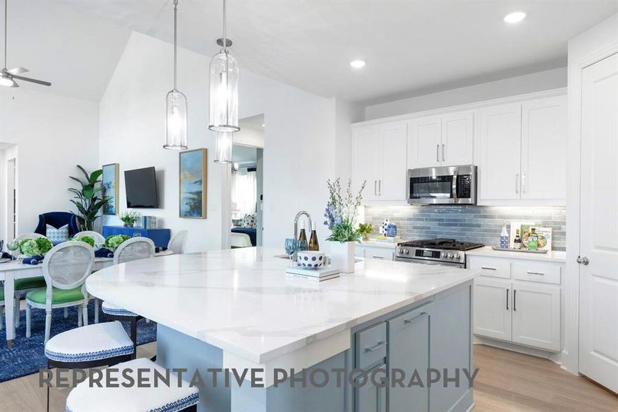 Furnished interior view inside a new home in Goodland, Midlothian (Image 24).