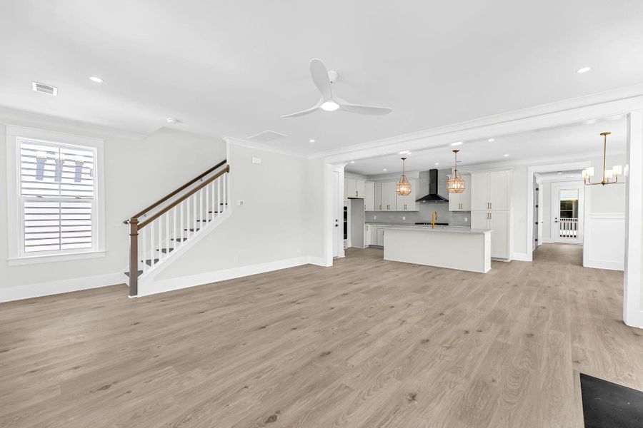 Spacious, unfurnished interior of a new home in Miller's Crossing, Johns Island (Image 37). Spacious, unfurnished interior of a new home in Miller's Crossing, Johns Island (Image 37).