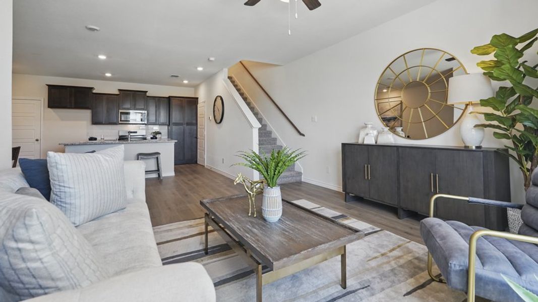 Furnished interior view inside a new home in Liberty Crossing, Royse City (Image 13).