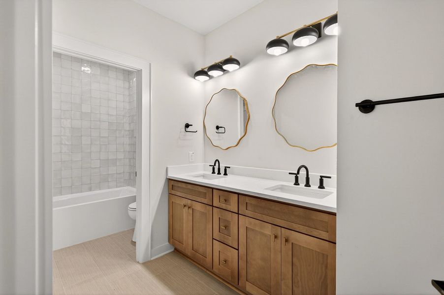 Furnished interior view inside a new home in , Mount Pleasant (Image 10).