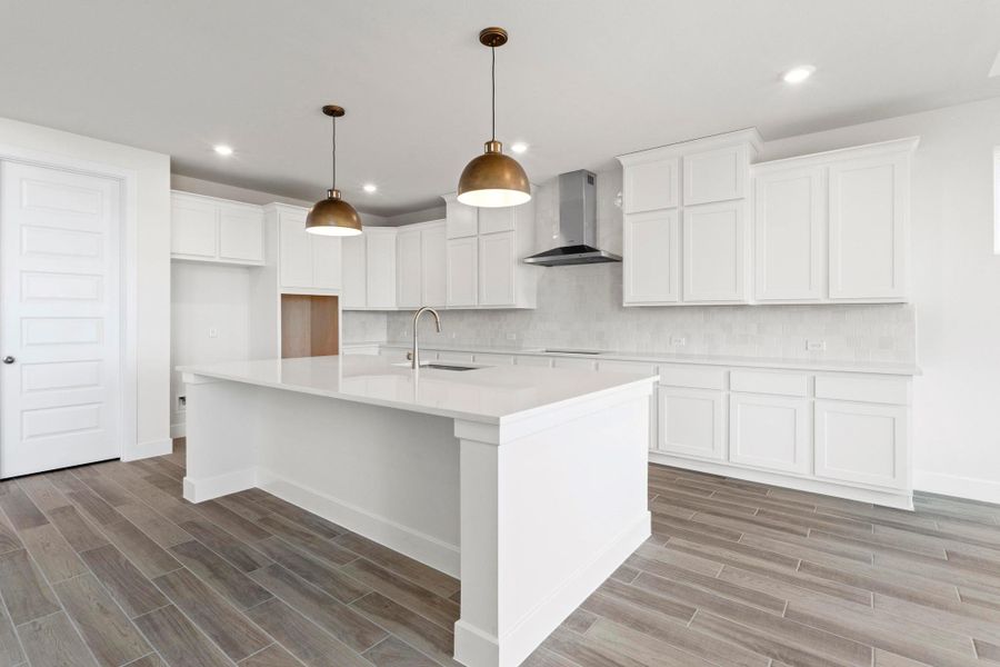 Furnished interior view inside a new home in Lariat, Liberty Hill (Image 5).