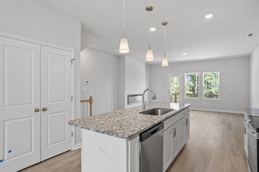 Furnished interior view inside a new home in Renaissance at White Oak, Garner (Image 12). Furnished interior view inside a new home in Renaissance at White Oak, Garner (Image 12).