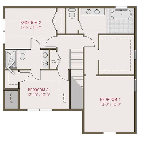 2nd floor floor plan - subject to change