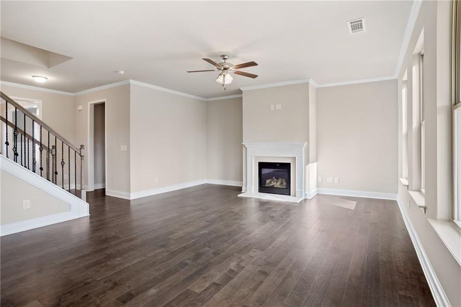 Spacious, unfurnished interior of a new home in Paces Estates, Lithia Springs (Image 30). Spacious, unfurnished interior of a new home in Paces Estates, Lithia Springs (Image 30).