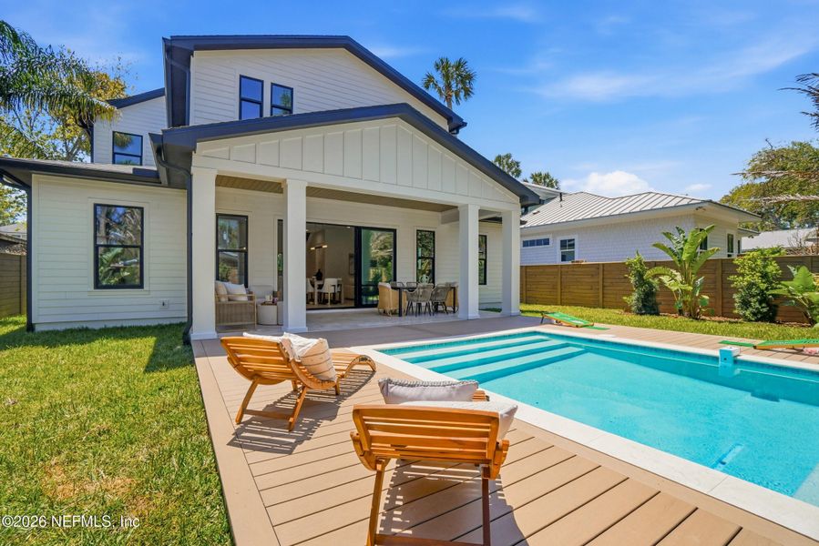 Exterior details and patio area of a home in , Atlantic Beach (Image 29).