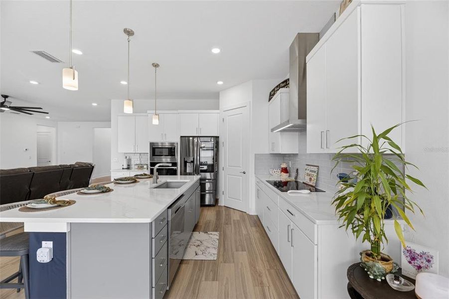 Furnished interior view inside a new home in Robin's Cove at Epperson, Wesley Chapel (Image 15).