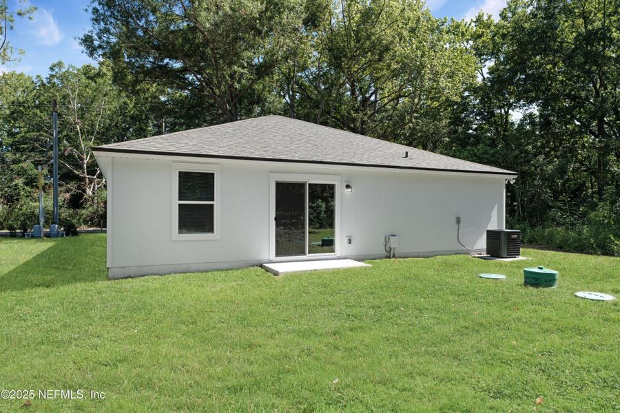 Exterior details and patio area of a home in , Jacksonville (Image 2). Exterior details and patio area of a home in , Jacksonville (Image 2).