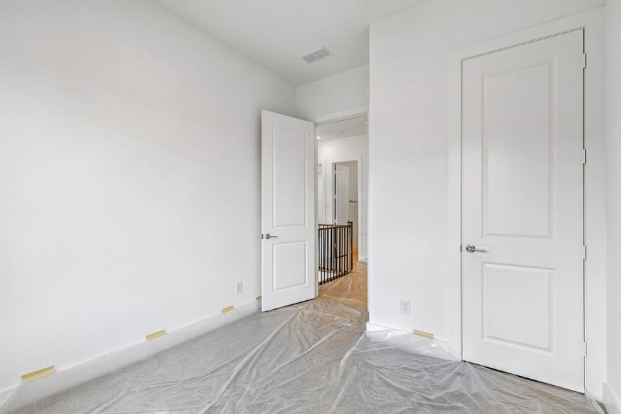 Spacious, unfurnished interior of a new home in Newman Village Townhomes, Frisco (Image 28). Spacious, unfurnished interior of a new home in Newman Village Townhomes, Frisco (Image 28).
