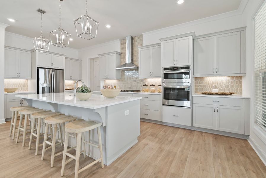 Representative furnished interior of a home built from the The Hickory by The Providence Group in Promenade at Sawnee Village, Cumming (Image 14).