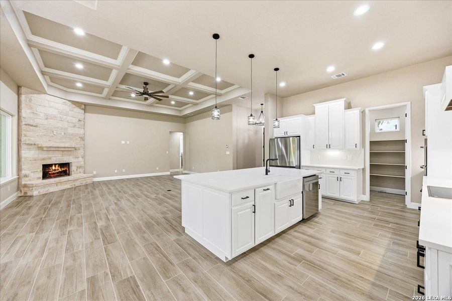 Furnished interior view inside a new home in , La Vernia (Image 12).