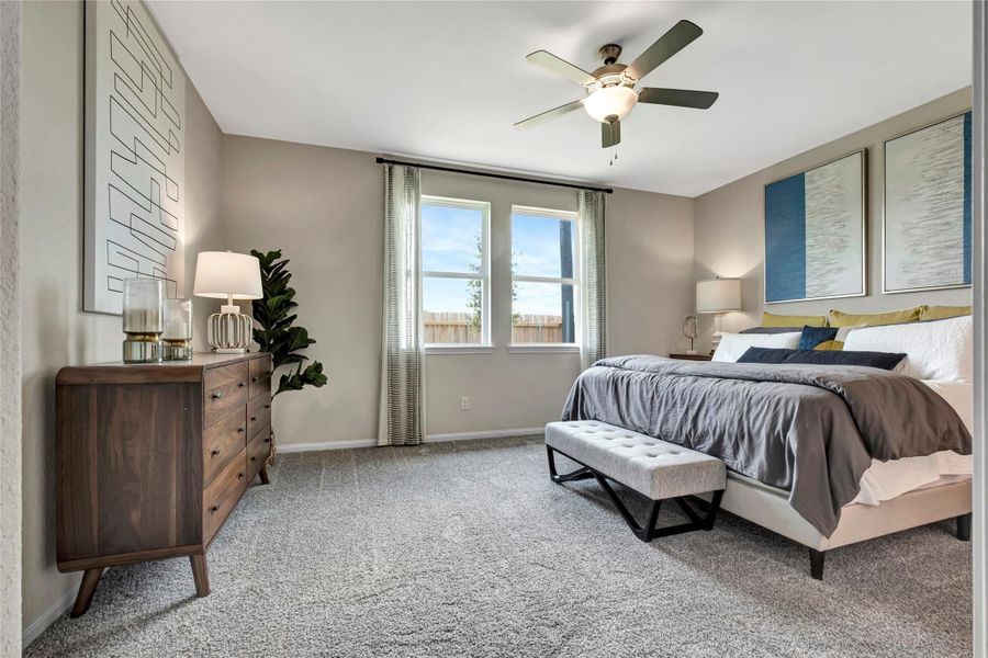 Furnished interior view inside a new home in Montgomery Oaks - Premier, Conroe (Image 15). Furnished interior view inside a new home in Montgomery Oaks - Premier, Conroe (Image 15).