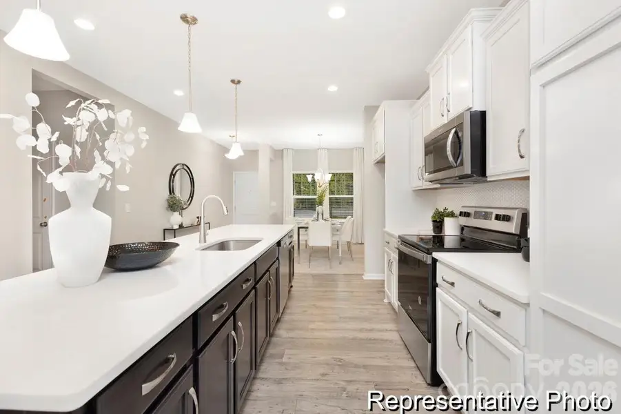 Furnished interior view inside a new home in Beaver Creek, Statesville (Image 11).